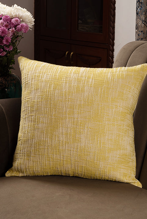 Solid Cotton Slub Cushion Cover (Pack of 1 Piece)