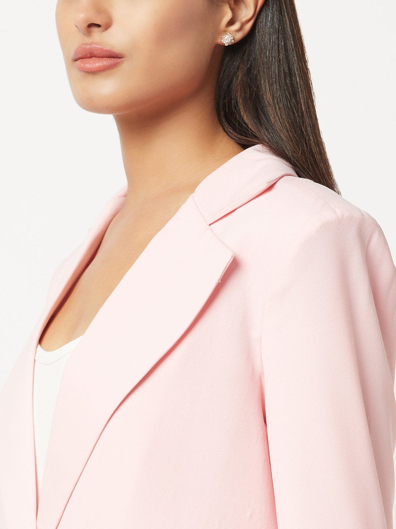 Soft Pink Poly Moss Power Suit