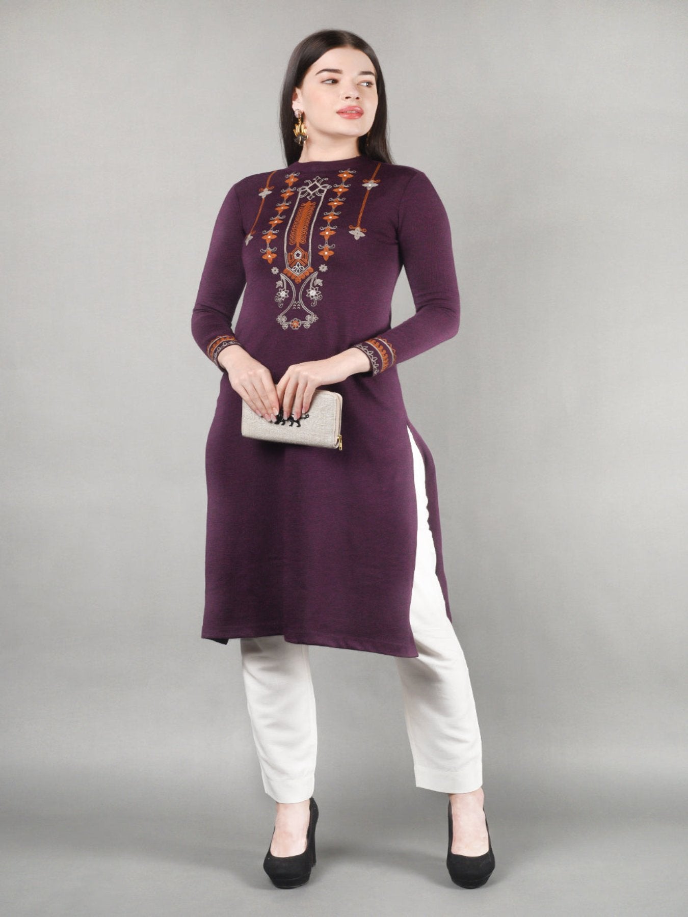 Crew Neck Kurta