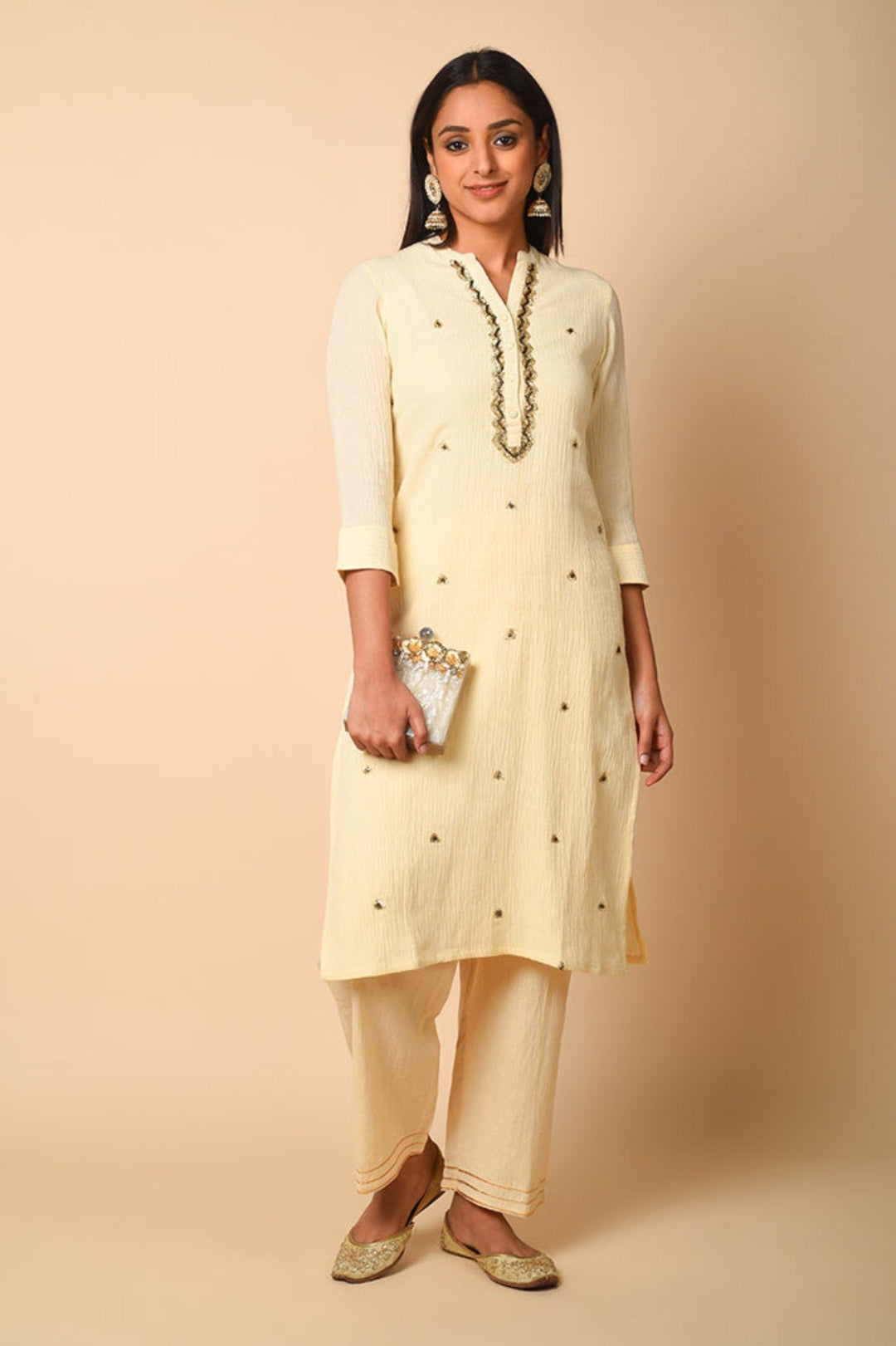 Sunshine Sequined Kurta Set