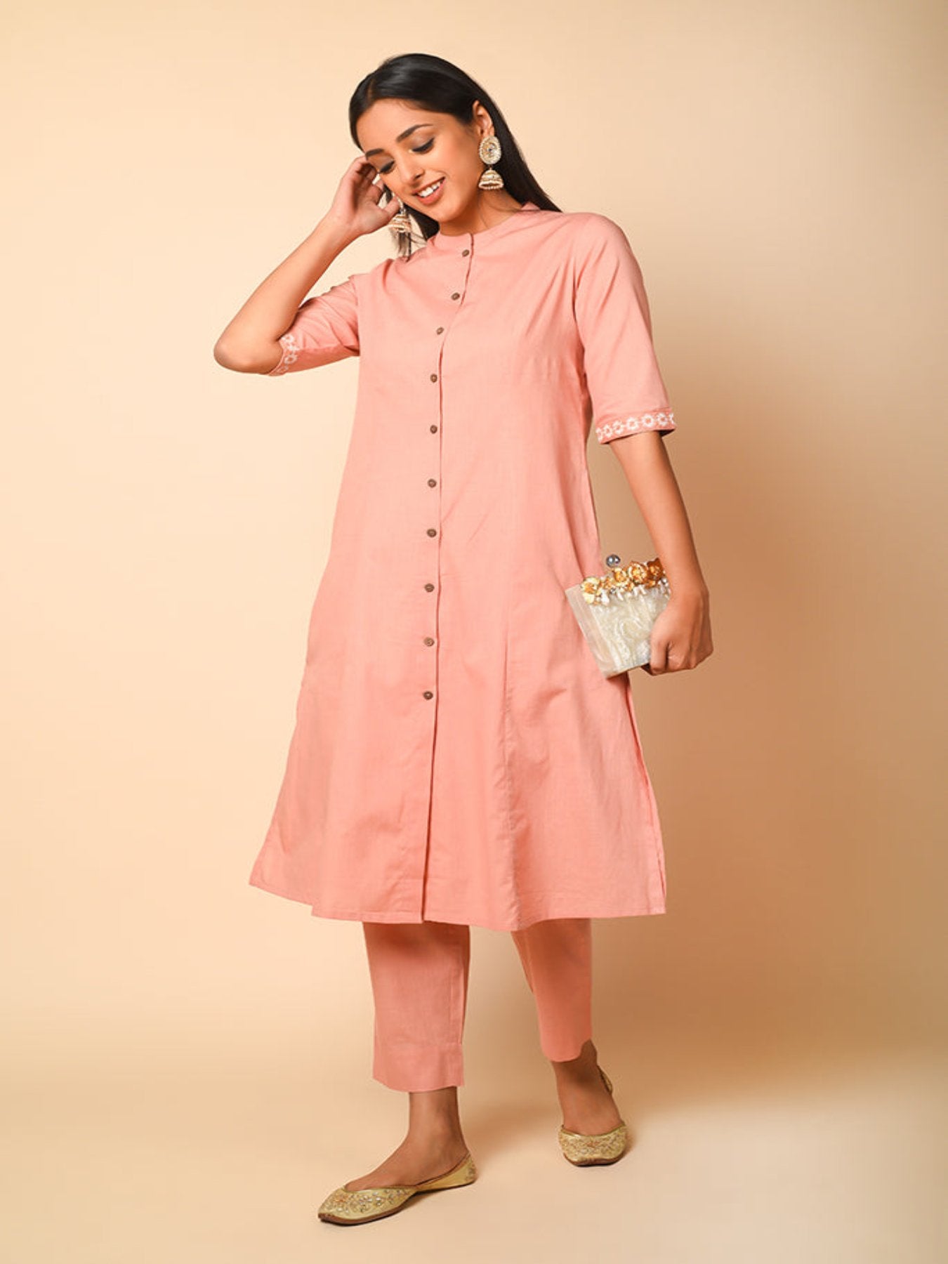 Sleek Flared Kurta Set