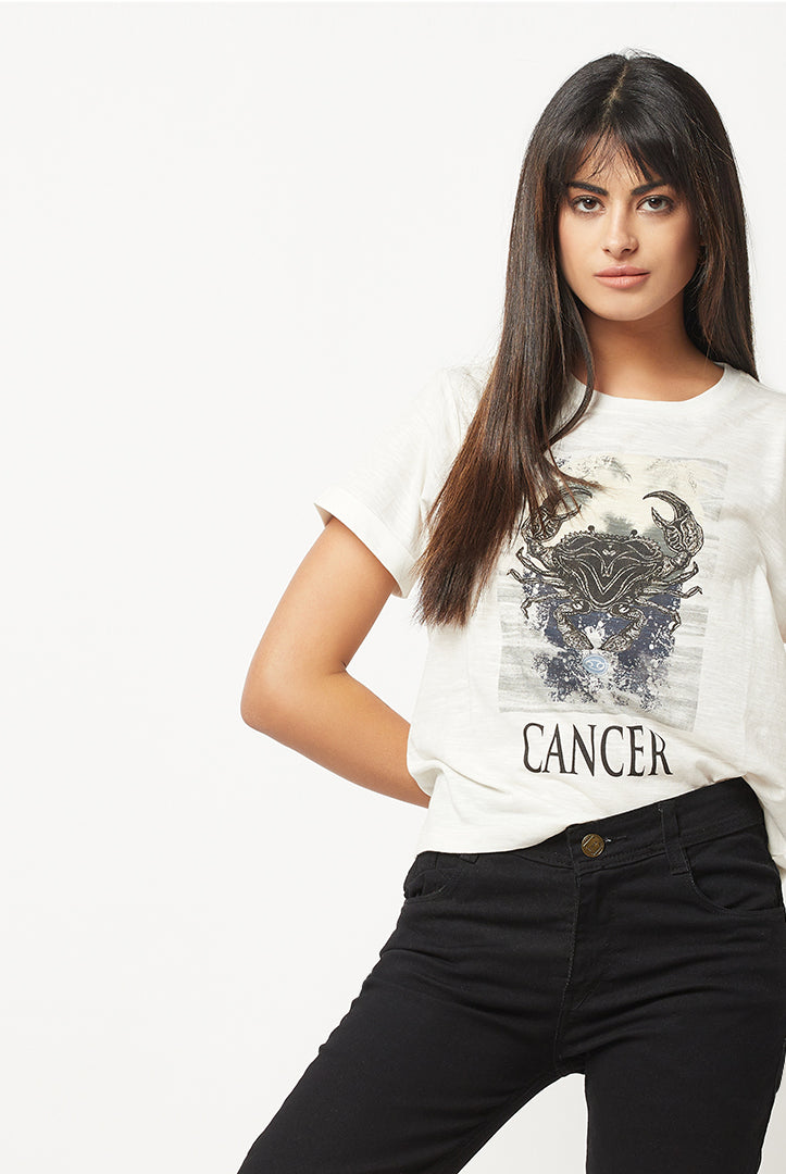 Cancer Zodiac Sign T-shirt