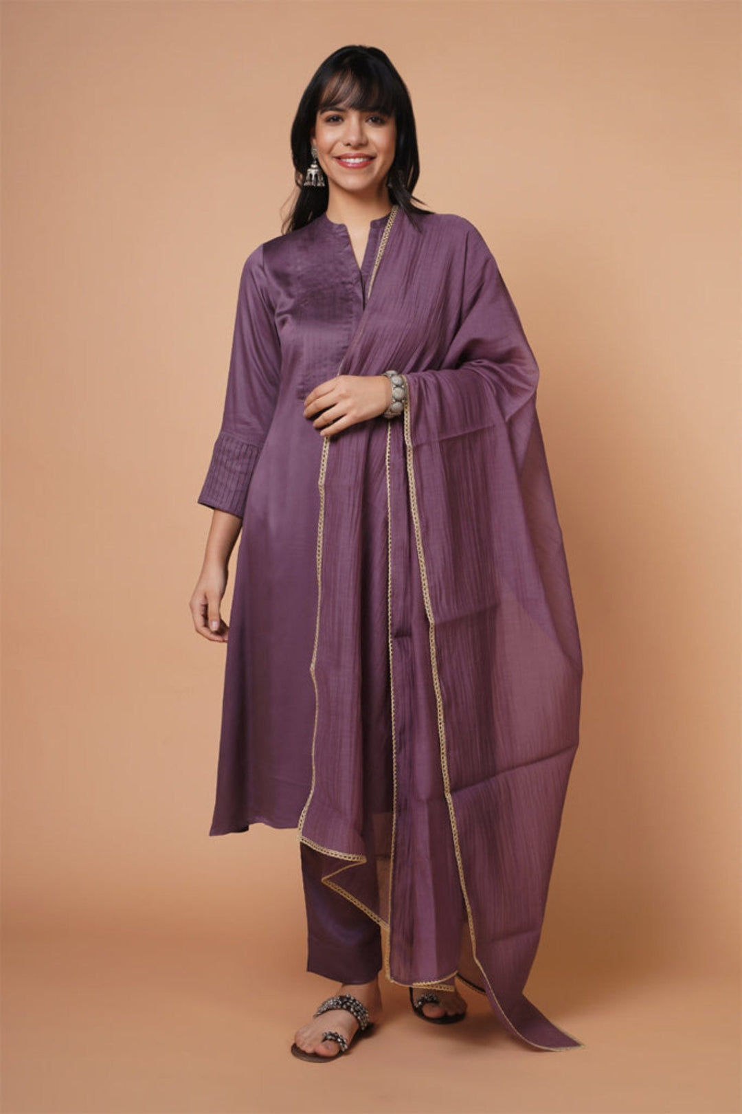 Heather Modal Kurta Set of 3, Buy Ethnic Kurta Sets Online