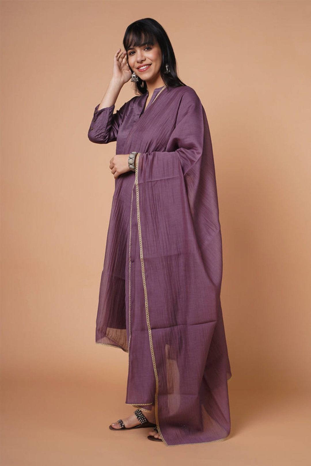 Heather Modal Kurta Set of 3