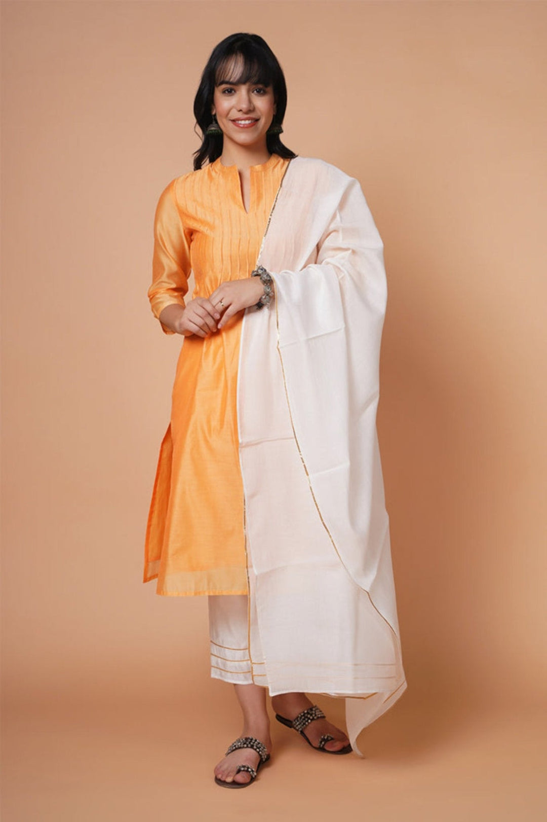 Mustard Modal Kurta Set of 3