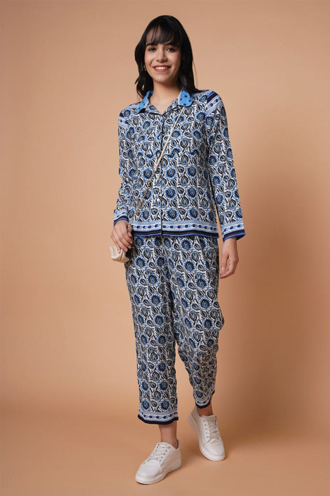 Ocean Blue Loungewear,Cotton Loungewear, Cotton nightwear, Comfort wear