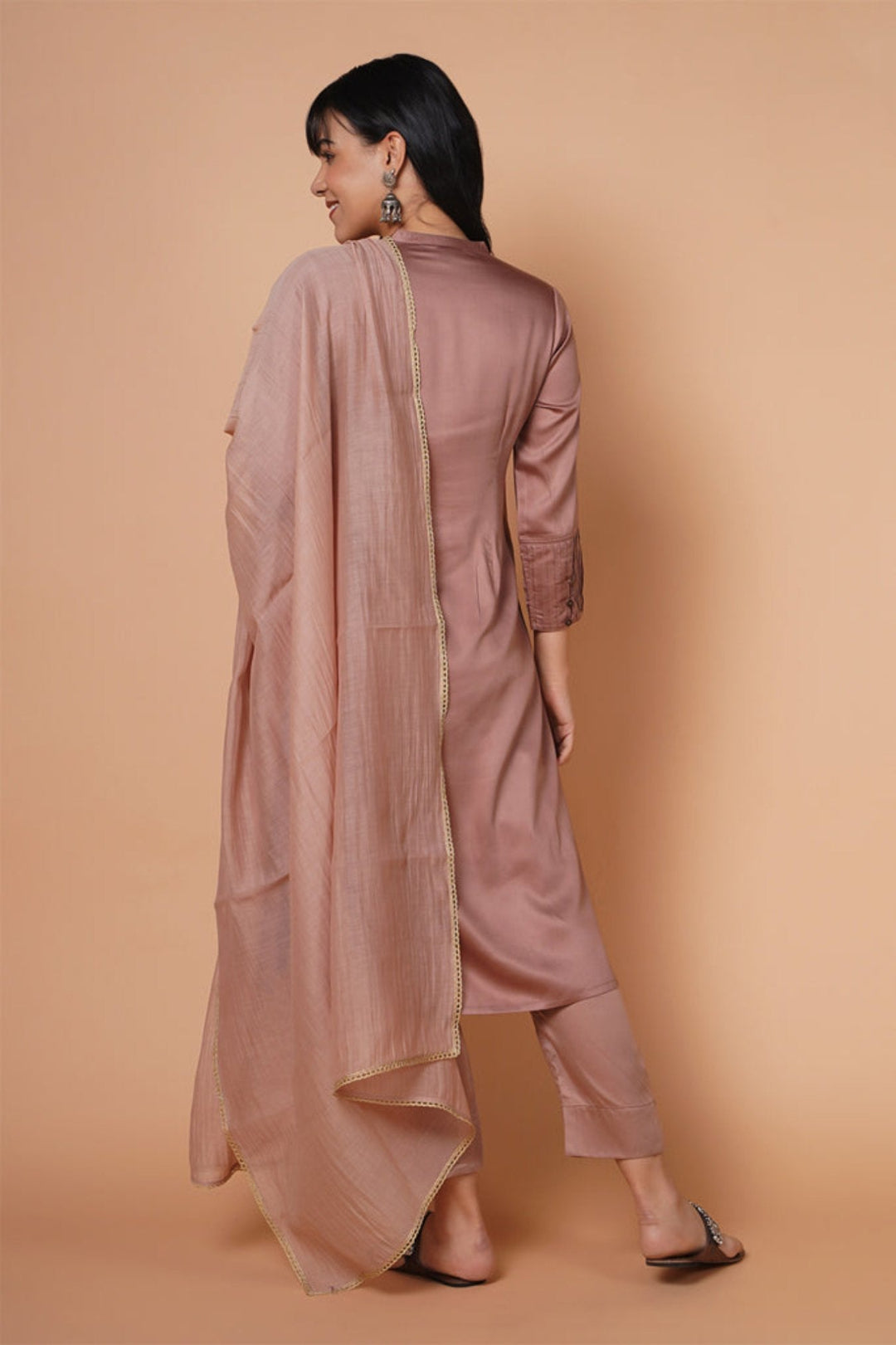 Onion Pink Modal Kurta Set of 3